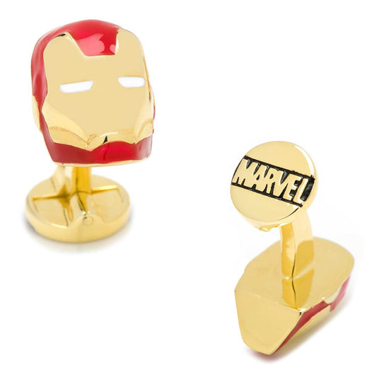 Marvel Iron Man 3D Cufflinks - Cufflinks.com - Flyclothing LLC