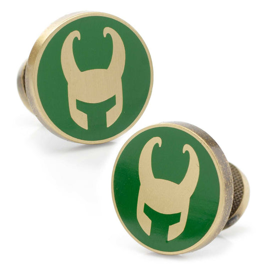 Marvel Loki Cufflinks - Cufflinks.com - Flyclothing LLC