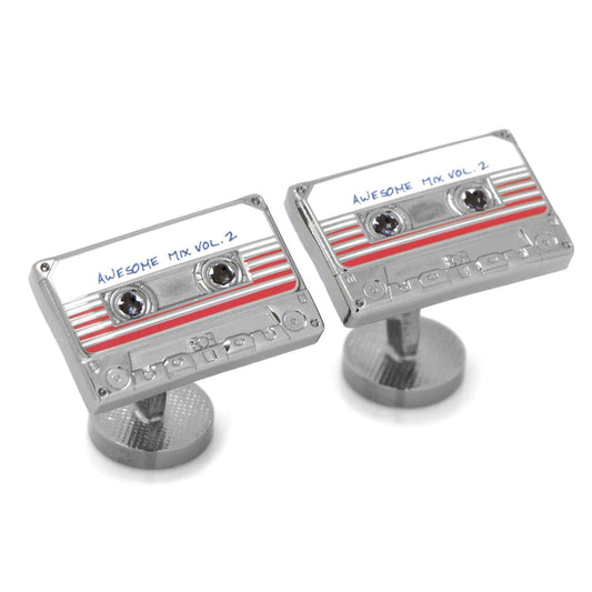Marvel Guardians of the Galaxy Awesome Mix Tape No. 2 Cufflinks - Cufflinks.com - Flyclothing LLC