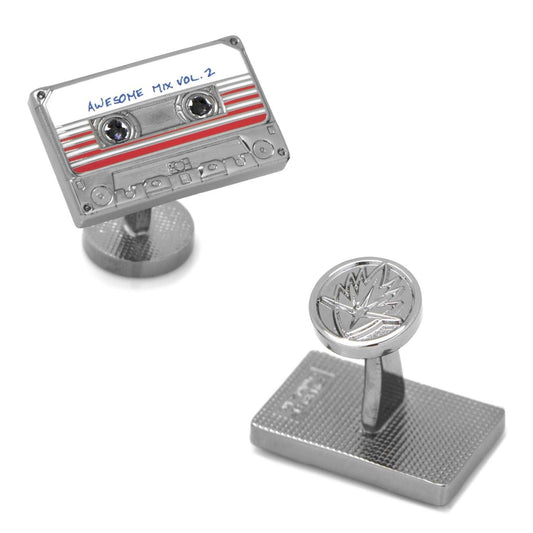 Marvel Guardians of the Galaxy Awesome Mix Tape No. 2 Cufflinks - Cufflinks.com - Flyclothing LLC