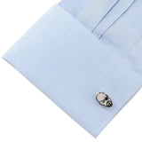 Marvel Nick Fury Silver Cufflinks - Cufflinks.com - Flyclothing LLC