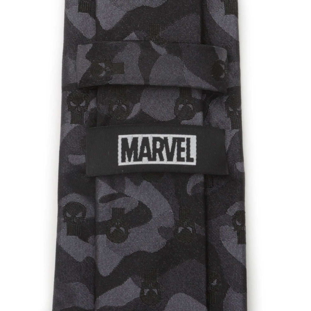 Marvel The Punisher Camo Black Silk Men's Tie - Cufflinks.com - Flyclothing LLC