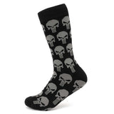 Marvel Punisher Black Socks and Silver Lapel Pin Gift Set - Cufflinks.com - Flyclothing LLC
