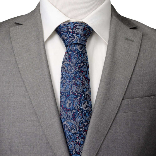 Marvel Avengers Blue Multi Paisley Men's Tie - Cufflinks.com - Flyclothing LLC