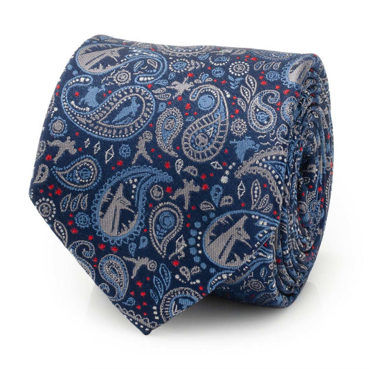 Marvel Avengers Blue Multi Paisley Men's Tie - Cufflinks.com - Flyclothing LLC