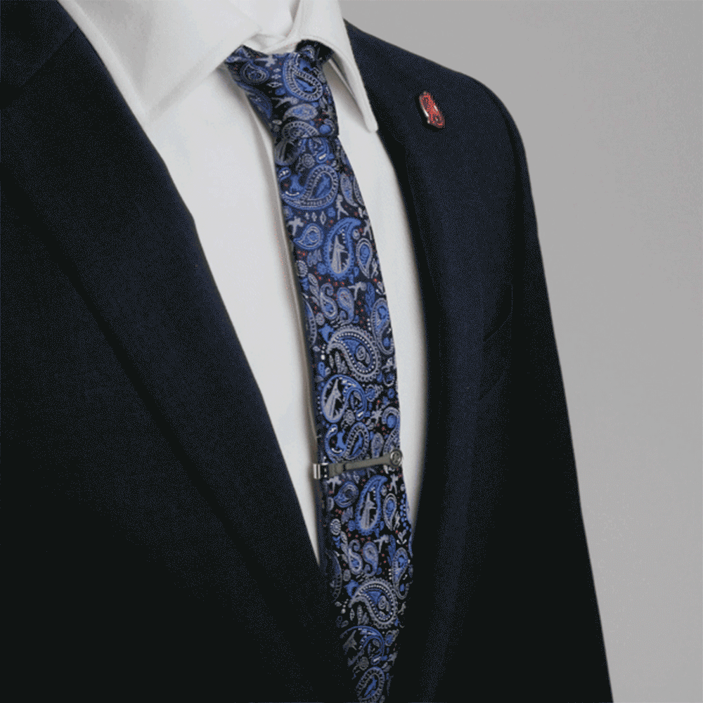 Marvel Avengers Blue Multi Paisley Men's Tie - Cufflinks.com - Flyclothing LLC