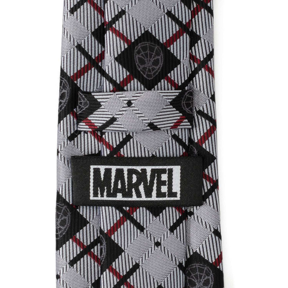 Marvel Spider-Man Plaid Black Men's Tie - Cufflinks.com - Flyclothing LLC