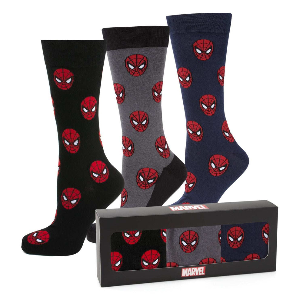 Marvel Spider-Man 3 Pack Socks and Lapel Pin Gift Set - Cufflinks.com - Flyclothing LLC