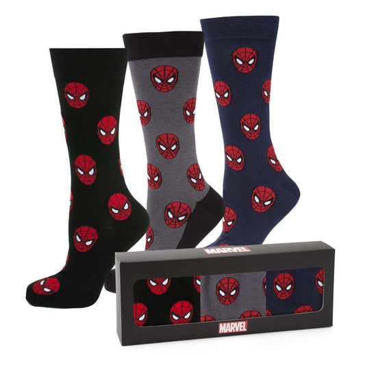 Marvel Spider-Man 3 Pack Socks and Lapel Pin Gift Set - Cufflinks.com - Flyclothing LLC
