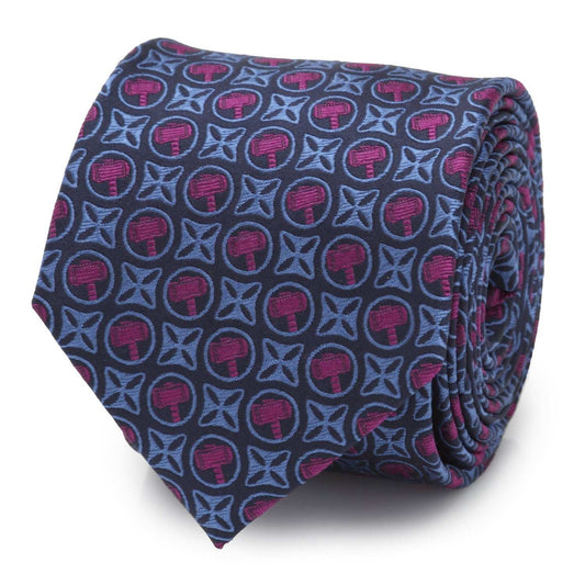 Marvel Thor Hammer Mjolnir Men's Tie