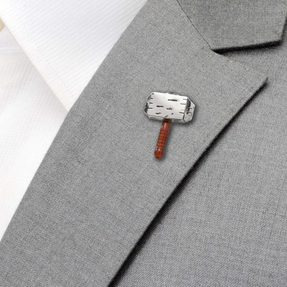 Marvel Thor Mjolnir Lapel Pin - Cufflinks.com - Flyclothing LLC
