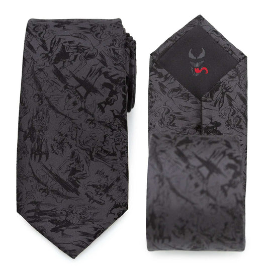 Venom Dark Gray Action Men's Tie - Cufflinks.com - Flyclothing LLC