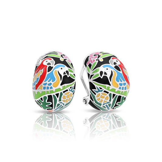 Macaw Earrings - Belle Étoile Jewelry - Flyclothing LLC