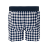The Mad for Plaid | Navy Gingham Boxers - Shinesty - Flyclothing LLC