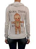 Black Market Art Company Mama Tried Women's Light Weight Zip Hoodie - Black Market Art Company - Flyclothing LLC