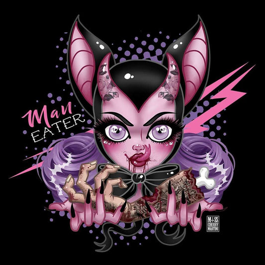 Black Market Art Company Man Eater Print - Black Market Art Company - Flyclothing LLC