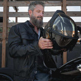 Dragon - Mens Premium Leather Jacket - Unik Just for Bikers - Flyclothing LLC