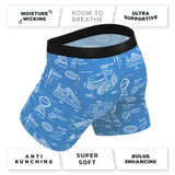 The Man With A Plan | Blueprint Ball Hammock® Pouch Underwear - Shinesty - Flyclothing LLC