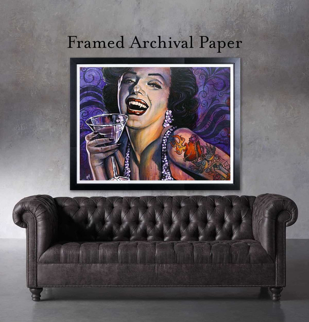 Black Market Art Company Marilyn Noir Print - Black Market Art Company - Flyclothing LLC