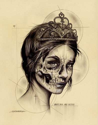 Black Market Art Company Mascara and Misery Print - Black Market Art Company - Flyclothing LLC