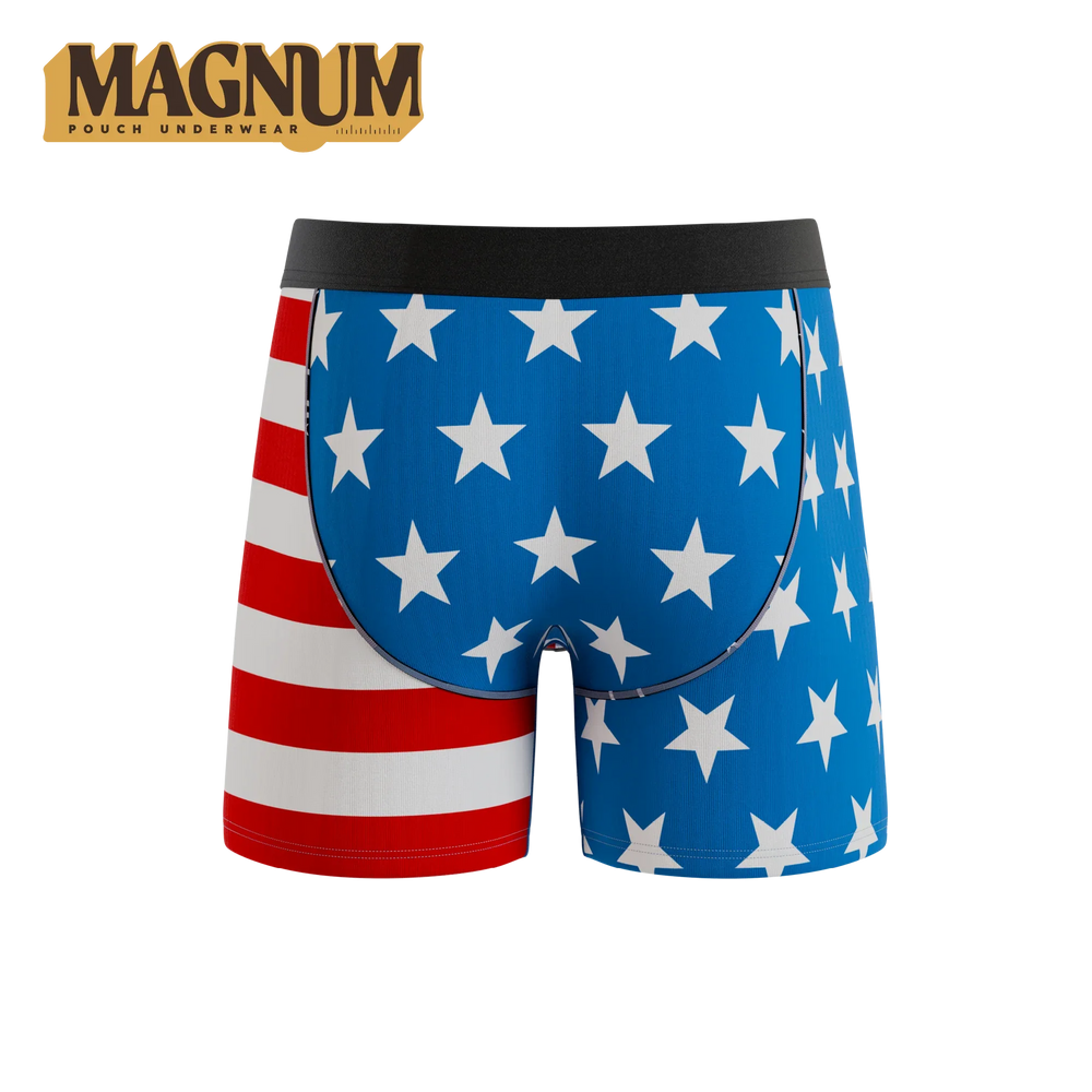The Mascot | American Flag Ball Hammock® Magnum Big Pouch Underwear - Shinesty - Flyclothing LLC