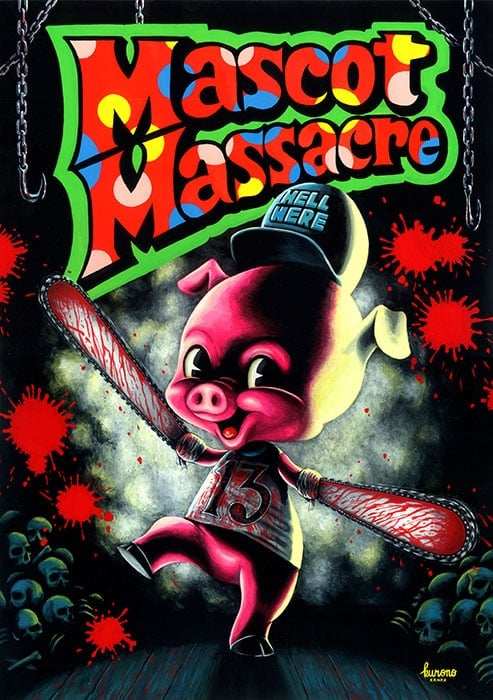 Black Market Art Company Mascot Massacre Print - Black Market Art Company - Flyclothing LLC