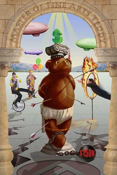 Black Market Art Company Master Fine Arts Teddy Print - Black Market Art Company - Flyclothing LLC