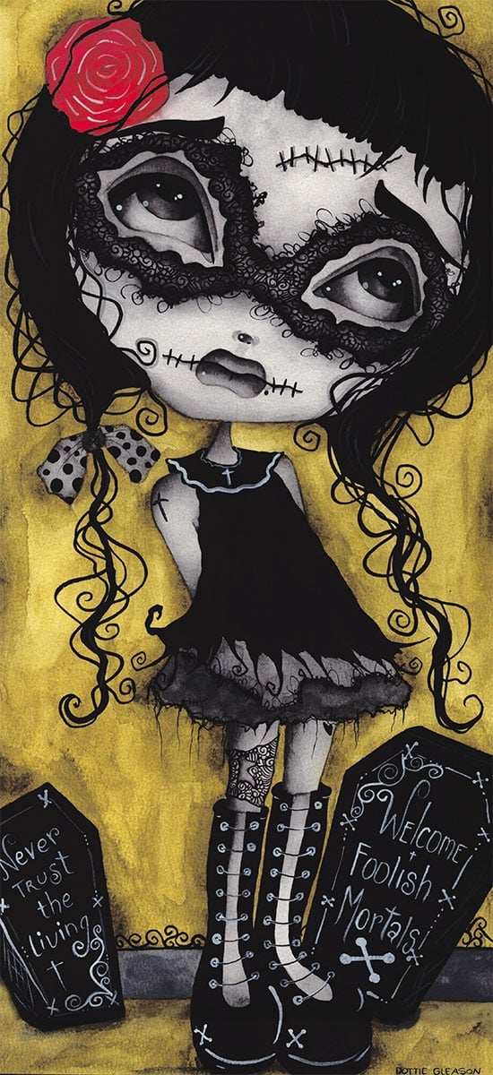 Black Market Art Company Dotties Matilda Print - Black Market Art Company - Flyclothing LLC