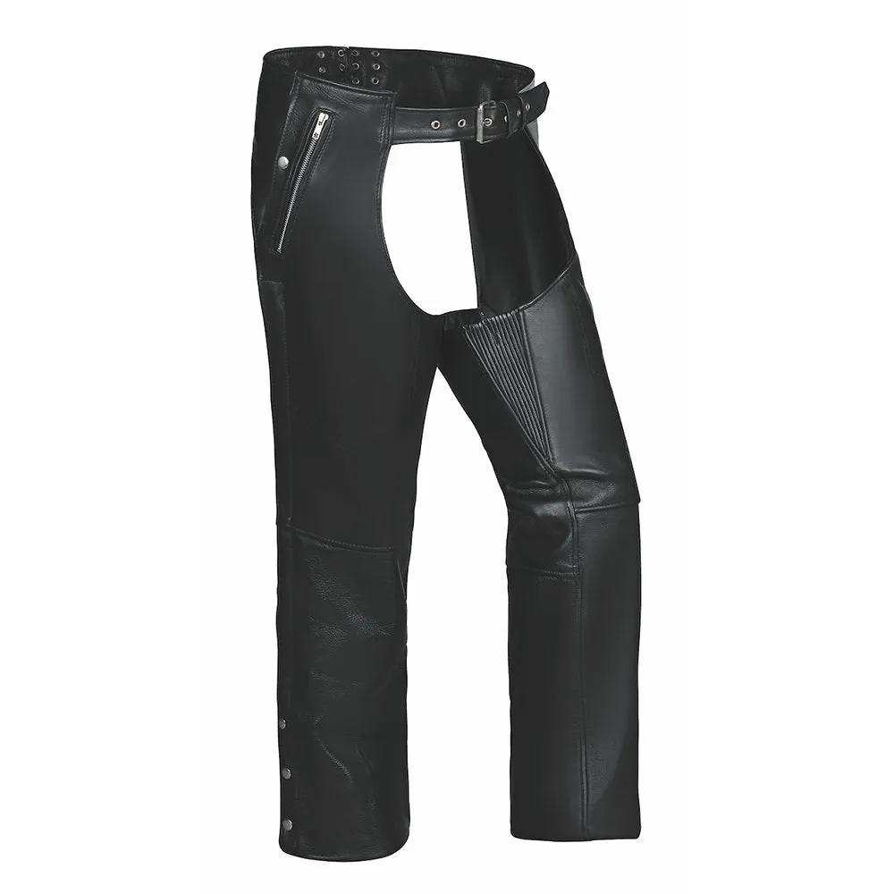 Maverick - Unisex Ultra 4-Pocket Chaps with Spandex - Unik Just for Bikers - Flyclothing LLC