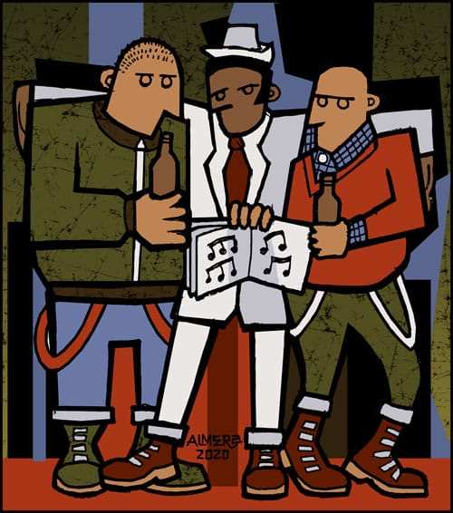 Black Market Art Company Me Mates Print - Black Market Art Company - Flyclothing LLC