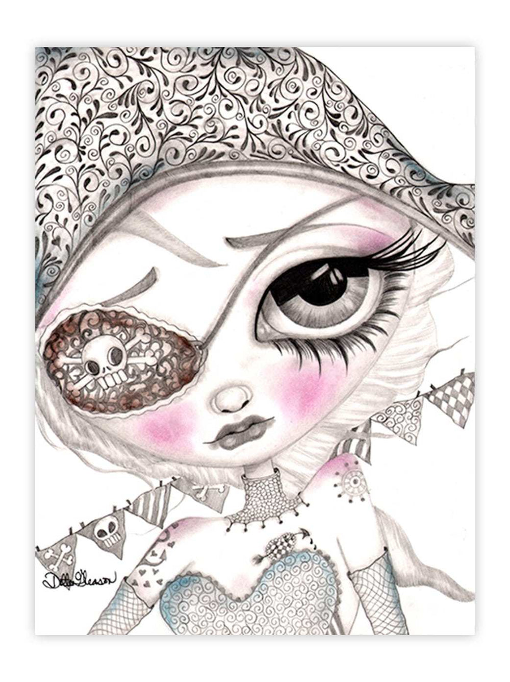 Black Market Art Company Meesha Print - Black Market Art Company - Flyclothing LLC