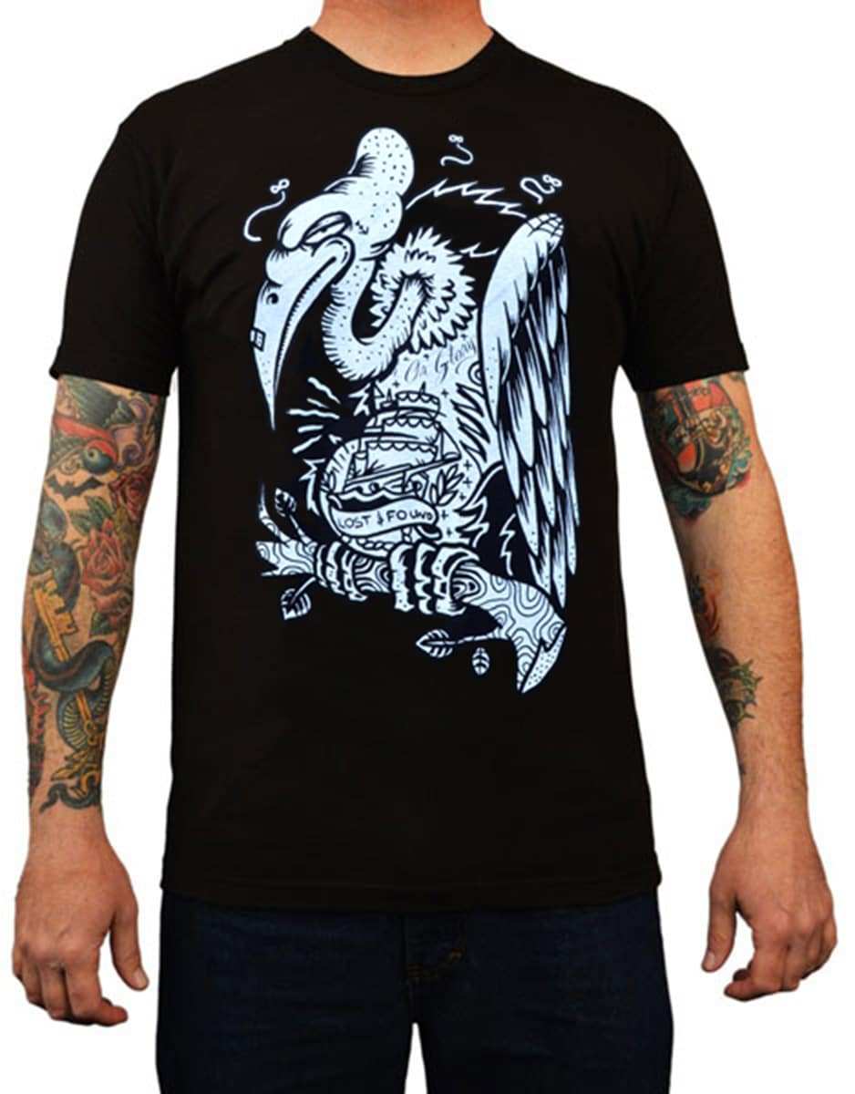 Black Market Art Company Vulture Men's T-Shirt - Black Market Art Company - Flyclothing LLC