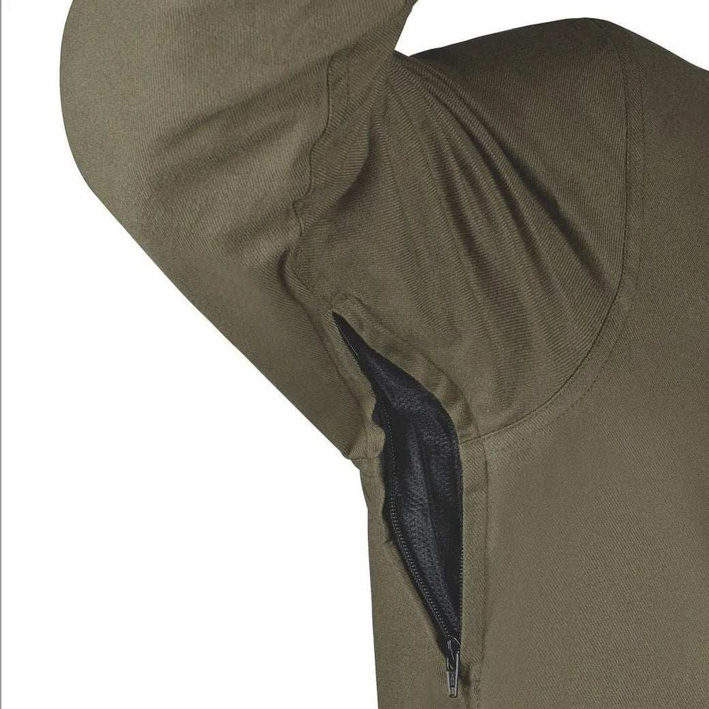 Sargeant - Mens Green Armored Flannel - Unik Just for Bikers - Flyclothing LLC