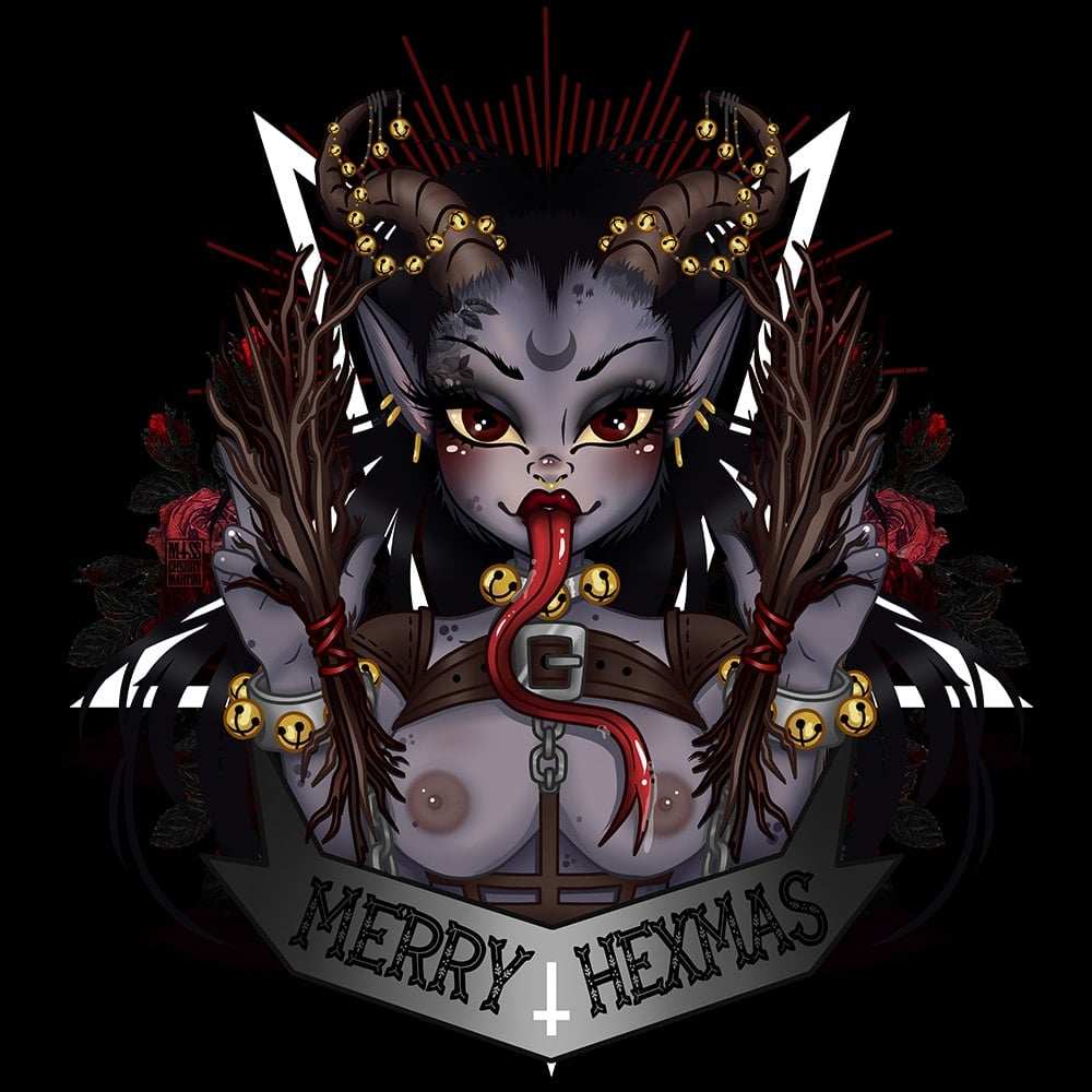 Black Market Art Company Merry Hexmas Print - Black Market Art Company - Flyclothing LLC