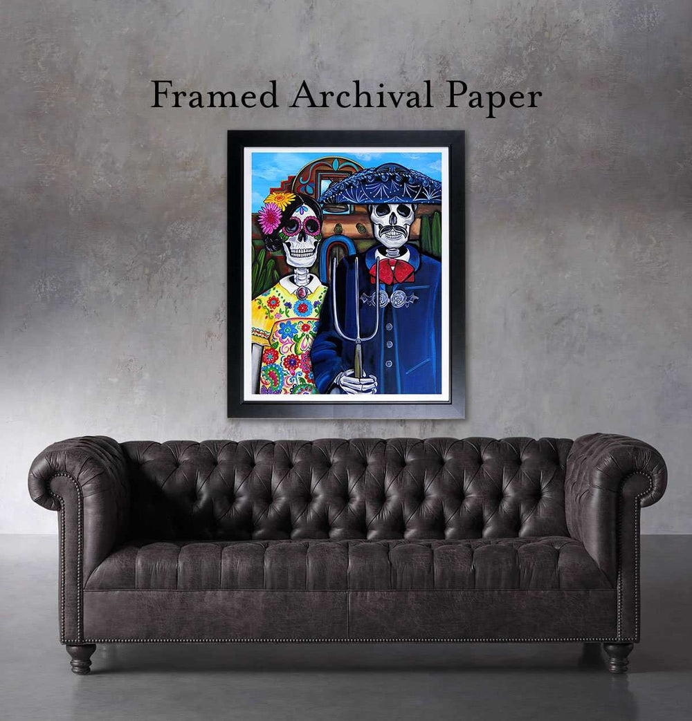 Black Market Art Company Mex Am Gothic Print - Black Market Art Company - Flyclothing LLC