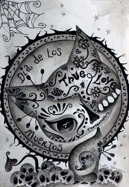 Black Market Art Company Mia De Los Muertos Print - Black Market Art Company - Flyclothing LLC