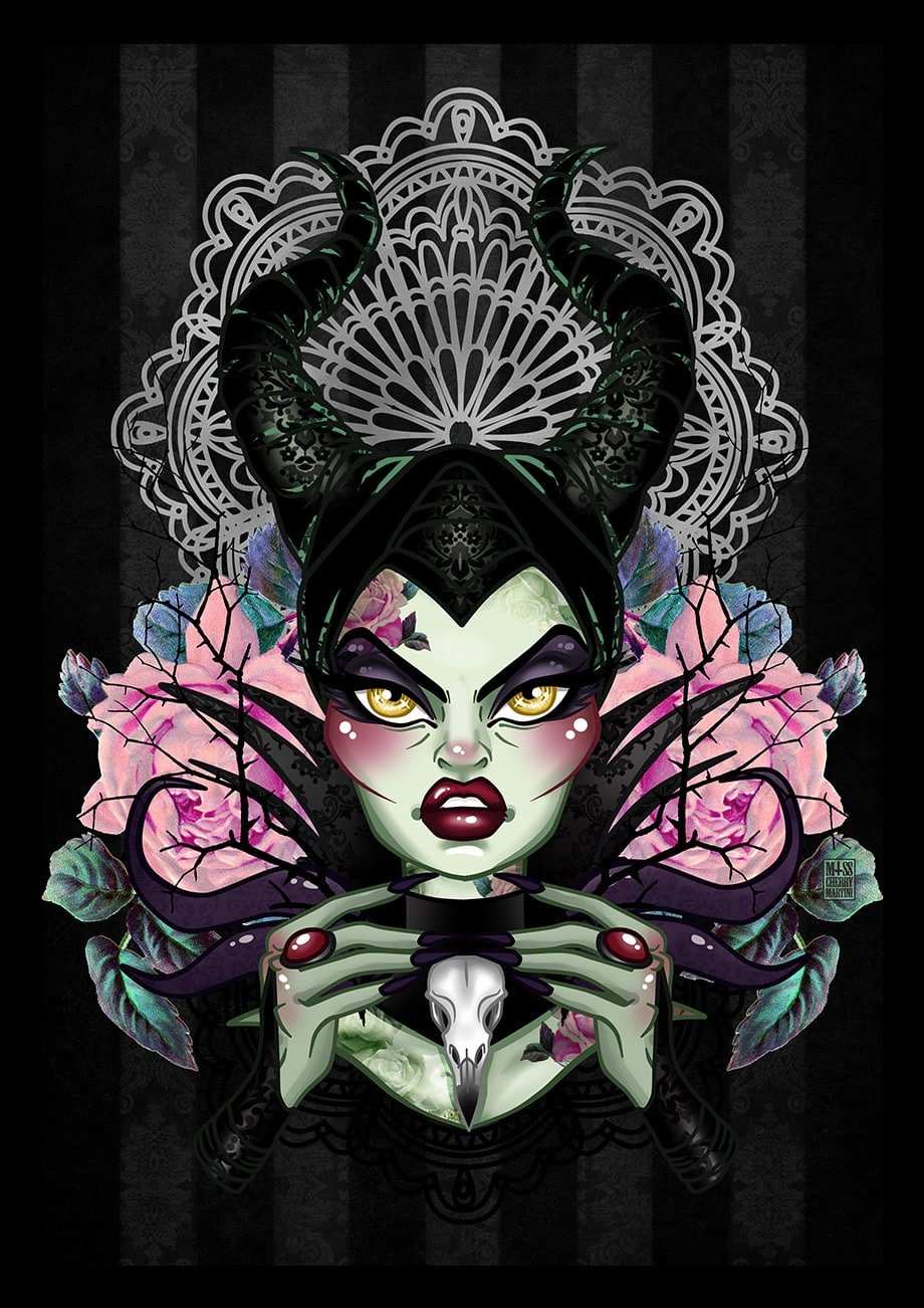 Black Market Art Company Mistress of Vengeance Print - Black Market Art Company - Flyclothing LLC