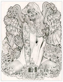 Black Market Art Company Money Angel Print - Black Market Art Company - Flyclothing LLC