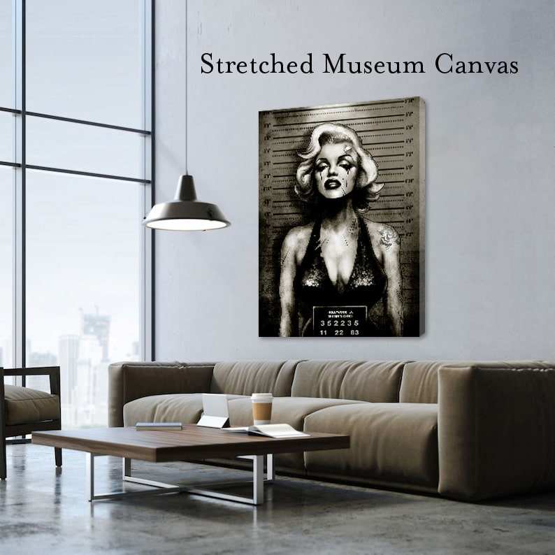 Black Market Art Company Monroe Mugshot Print - Black Market Art Company - Flyclothing LLC