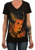 Black Market Art Company Monster Love Women's V-Neck T-Shirt - Black Market Art Company - Flyclothing LLC