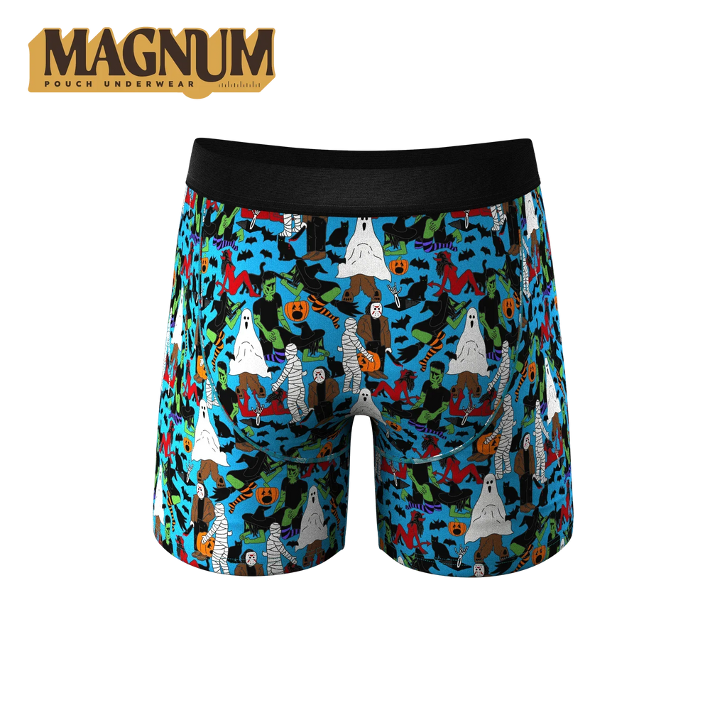 The Monster Smash | Halloween Characters Ball Hammock® Magnum Big Pouch Underwear - Shinesty - Flyclothing LLC
