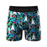 The Monster Smash | Halloween Characters Ball Hammock® Magnum Big Pouch Underwear - Shinesty - Flyclothing LLC