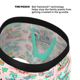 The Motel Hotel | Palm Springs Tropical Ball Hammock® Pouch Underwear With Fly - Shinesty - Flyclothing LLC