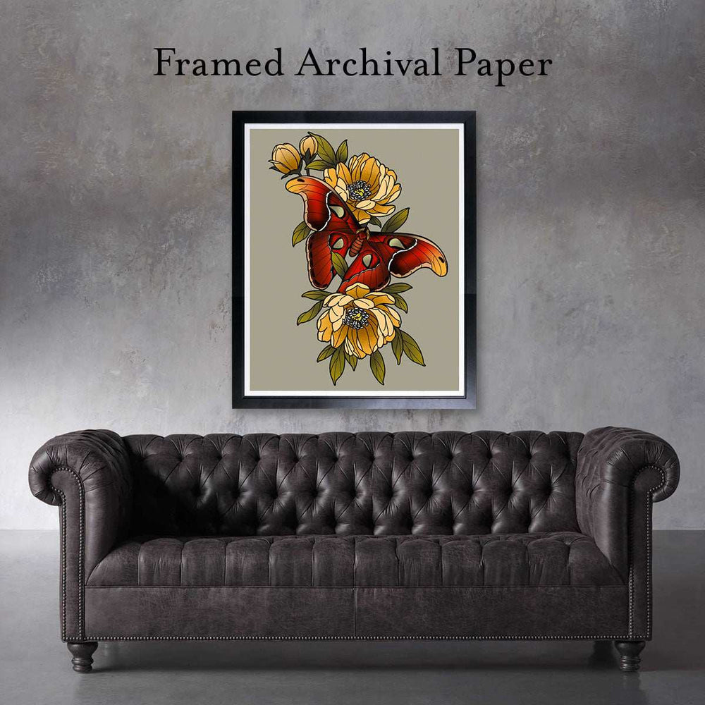 Black Market Art Company Moth Daddy Print - Black Market Art Company - Flyclothing LLC