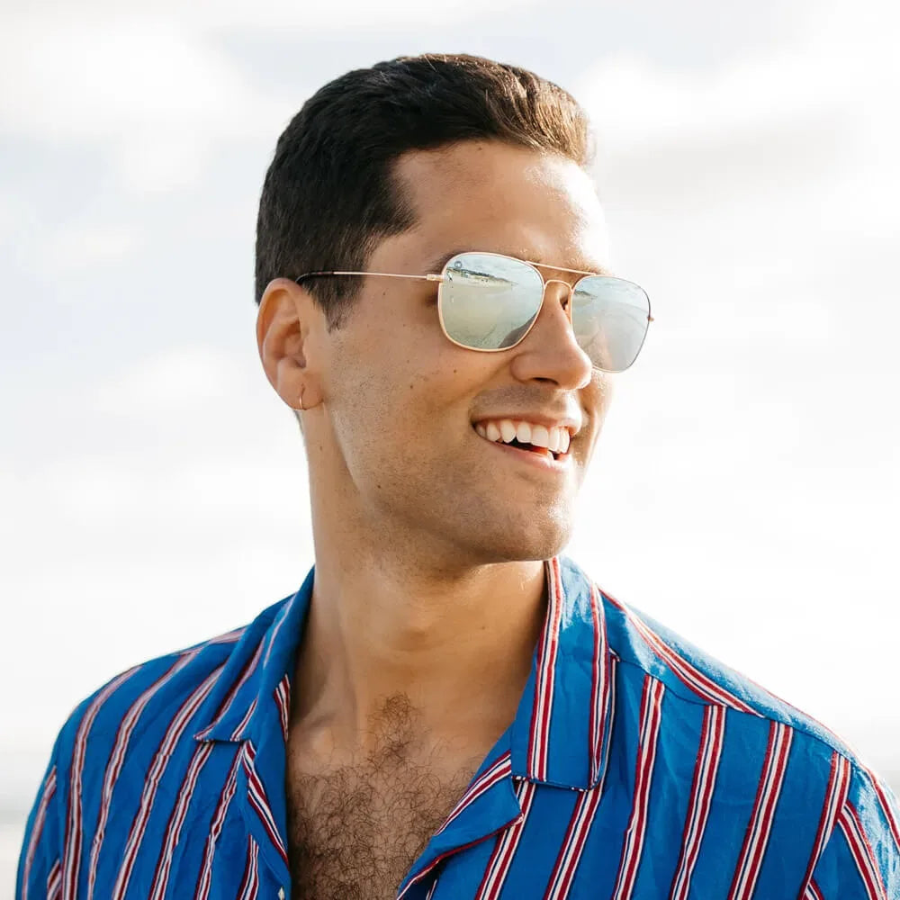 Gold / Sky Blue Mount Evans - Knockaround - Flyclothing LLC