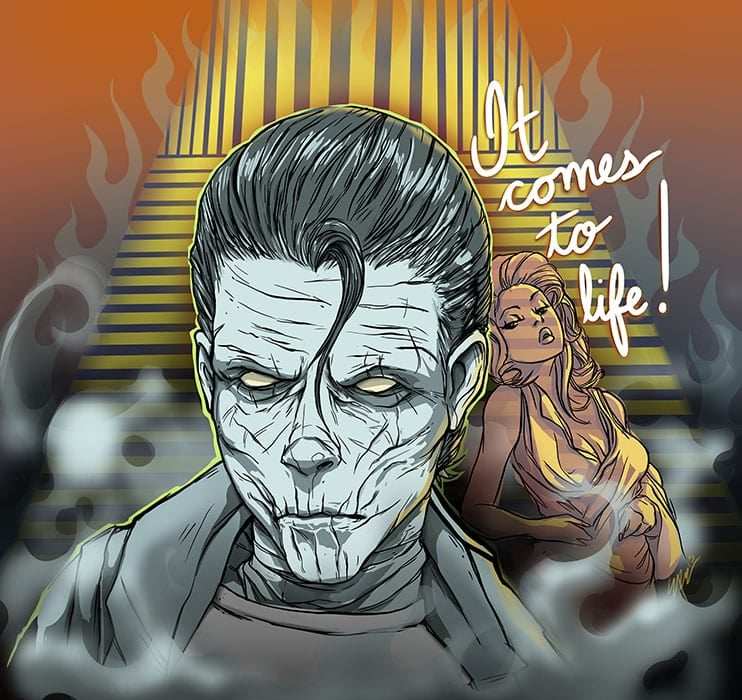 Black Market Art Company Mummy Life Print - Black Market Art Company - Flyclothing LLC