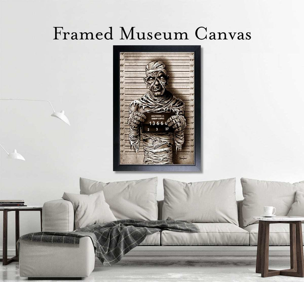 Black Market Art Company Mummy Mugshot Print - Black Market Art Company - Flyclothing LLC