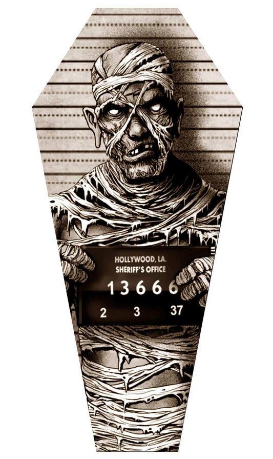 Black Market Art Company Mummy Mugshot & Stretched Canvas Coffin Print - Black Market Art Company - Flyclothing LLC