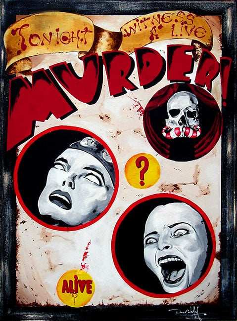 Black Market Art Company Murder Print - Black Market Art Company - Flyclothing LLC