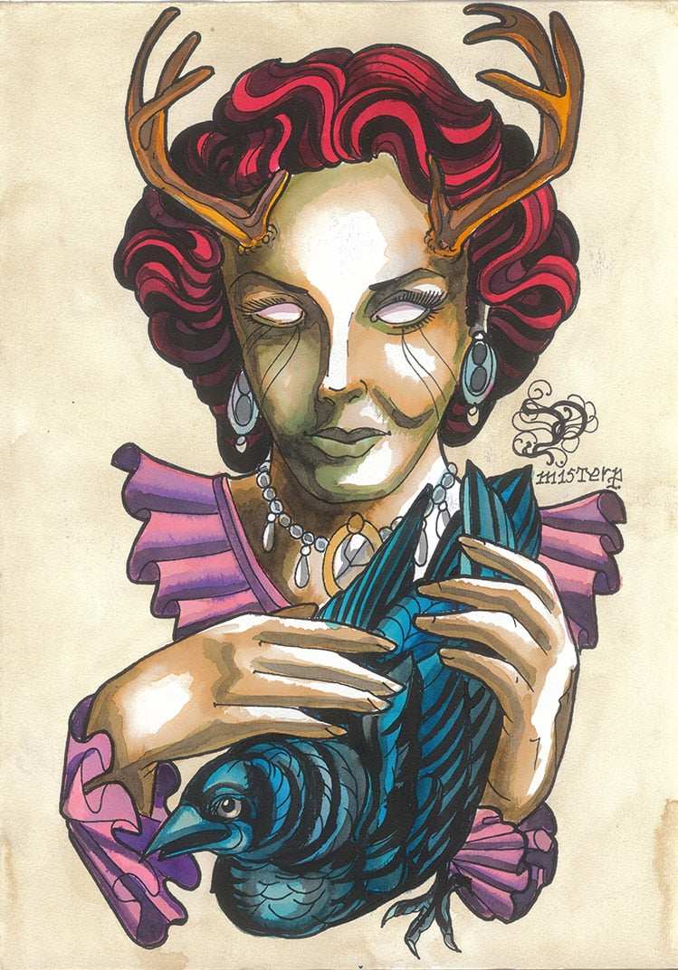 Black Market Art Company My Dear Friend Print - Black Market Art Company - Flyclothing LLC